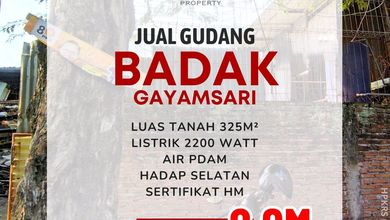 Gudang Strategis Di Jl Badak Raya Semarang, Dekat Gajah Raya