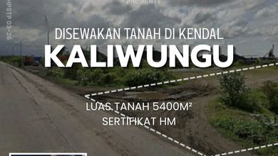 Disewakan Tanah Premium di Kaliwungu, Kendal, LT 5400m²