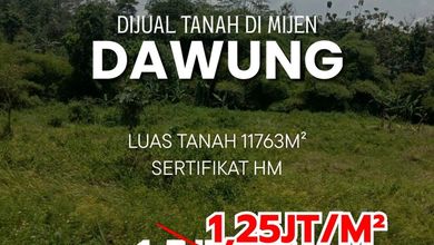 Dijual Tanah Premium di Mijen, Semarang, LT 11763m²