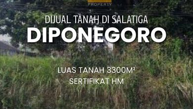 For Sale Tanah Eksklusif di Salatiga, Salatiga, LT 3300m²