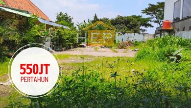 Tanah Sewa Lokasi Bagus di Sultan Agung, Semarang, Luas 600m²