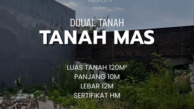 Tanah Strategis di Tanah Mas, Semarang, Harga 475 Juta