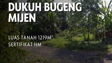 Tanah Favorit di Area Mijen, Semarang, LT 1219m²