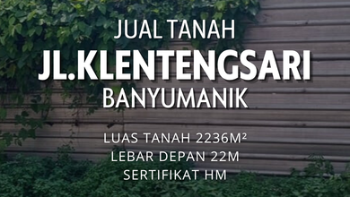Kavling Prestisius Dijual di Banyumanik, Semarang, Harga 11,1 Miliar