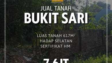 Tanah Elit Dijual di Bukit Sari, Semarang, Harga 4,68 Miliar