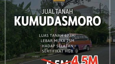 For Sale Tanah Eksklusif di Semarang Barat, Semarang, LT 673m²