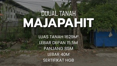 For Sale Tanah Premium di Semarang Timur, Semarang, LT 1629m²