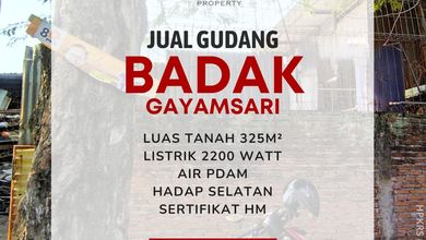 gudang di badak, gayamsari kota semarang 