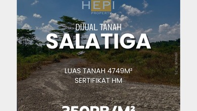 Dijual Tanah Strategis di Salatiga, Salatiga, LT 4749m²