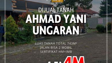 Jual Murah Tanah 743 m2 Kawasan Strategis