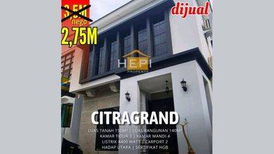 Rumah Eksklusif Luas 150 m2, di Citragrand, Semarang