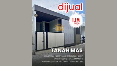 Properti Siap Pakai di Area Tanah Mas, Semarang, LT 120m²
