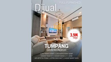 Rumah Elegan di Gajah Mungkur, Semarang, 4 Kamar Tidur, LT 230m²