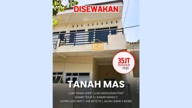 Rumah Sewaan Murah di Tanah Mas, Semarang, 3 KT, Harga 35 Juta /tahun