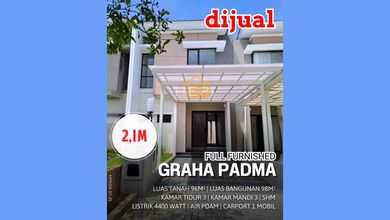 Promo Rumah di Graha Padma, Semarang, LB 98m², Harga 2,1 Miliar