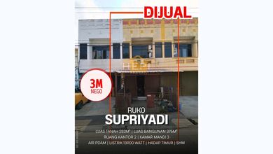 Ruko Bagus Dan Terawat Di Jalan Supriyadi Raya Semarang