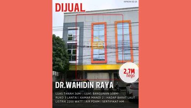 Ruko Dijual Di Lokasi Premium Tengah Kota Semarang. Ruko 3 Lantai Di Jalan Utama Kota Semarang 