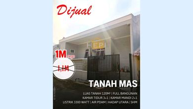 Promo Rumah di Tanah Mas, Semarang, LB 120m², Harga 1 Miliar