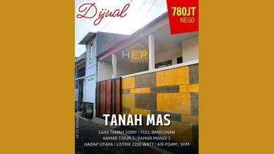 Jual Cepat Rumah Elit area Tanah Mas, Semarang, Luas 100 m2