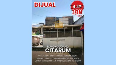 Bangunan Ruko Double 3 Lantai Dijual Di Tengah Kota Semarang