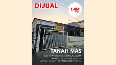 Jual Rumah Strategis di Tanah Mas, Semarang - LT 240m²