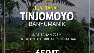 Dijual Tanah Strategis di Banyumanik, Semarang, LT 723m²