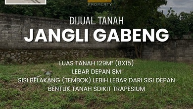 Dijual Tanah Eksklusif di Jangli, Semarang, LT 129m²