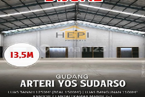 Dijual Gudang di Arteri Yos Sudarso Semarang