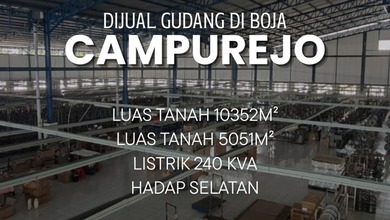 Gudang Produksi 1 Hektar Di Boja, Lokasi Padat Karya, Area Non Limbah B3