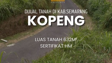 Dijual Tanah di Lokasi Premium Kopeng, Salatiga, Harga 1,89 Miliar