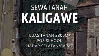 Sewa Kavling Luas 2800 m2 Area Kaligawe Disewakan Cepat