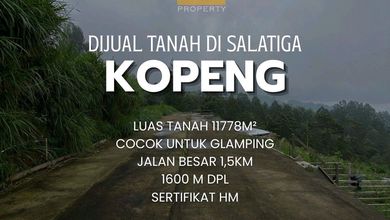 Tanah Elit Dijual di Kopeng, Salatiga, Harga 15 Miliar