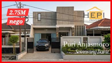 Rumah Bagus Full Furnish di Puri Anjasmoro, Semarang Barat. Dekat Bandara, Dekat Pusat Kota, Dcs, Binus.