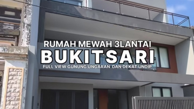 For Sale rumah Mewah di Bukit Sari, Semarang - LT 330m²