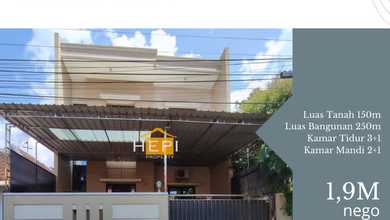 Rumah Favorit di Semarang Tengah, Semarang, 3 KT, Harga 1,95 Miliar