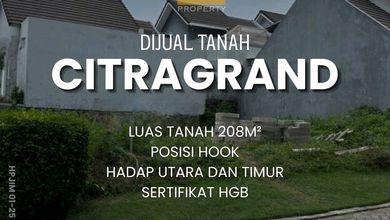 Tanah Nyaman untuk Hunian di Citragrand, Semarang, Luas 208m²