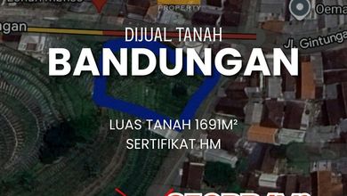 Dijual Tanah Premium di Bandungan, Semarang, LT 1691m²