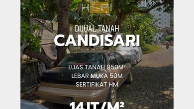 Kavling Prestisius Dijual di Candisari, Semarang, Harga 13,3 Miliar