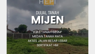 Dijual Tanah Eksklusif di Mijen, Semarang, LT 689m²