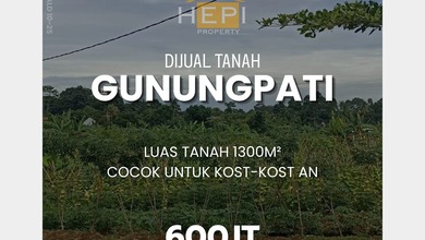 Dijual Tanah Eksklusif di Gunung Pati, Semarang, LT 1300m²