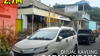 Jual Murah Tanah 212 m2 Tempat Strategis