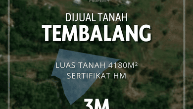 Jual Tanah Area Strategis, LT 4180 m2