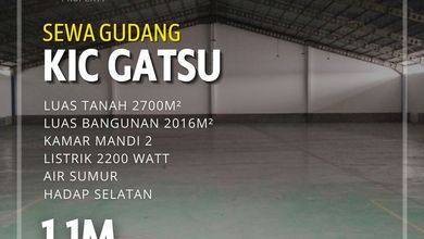Disewakan Gudang di KIC Gatsu Semarang Barat 