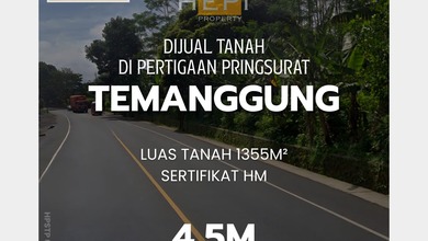 For Sale Tanah Eksklusif di Temanggung, Temanggung, LT 1355m²