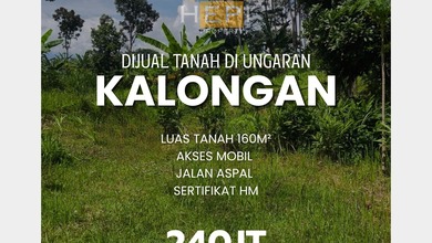 Dijual Tanah Premium di Ungaran, Semarang, LT 160m²