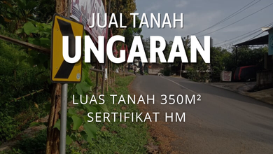 Jual Tanah Kawasan Cluster Ungaran Pemandangan Danau dan Taman