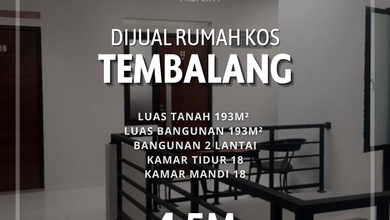 Jual Rumah Siap Huni di Tembalang, Semarang, LT 193 m2