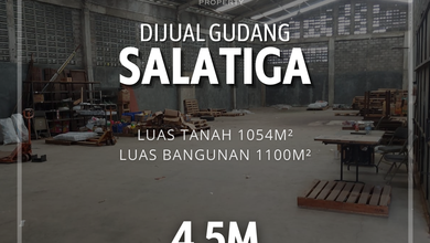 Gudang luas bagus siap pakai di Kota Salatiga