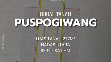 Tanah Ideal untuk Hunian di Puspogiwang, Semarang, Luas 277m²