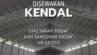Gudang luas siap pakai di Kendal Jawa Tengah